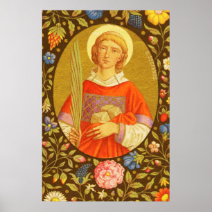 Hl. Stephanus der Proto-Martyrer (PM 08) Poster 2