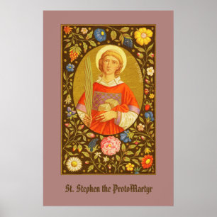 Hl. Stephanus der Protomärtyrer (PM 08) Poster 1