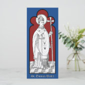 Hl. Thomas Becket mit einem Schwert (M 033) (Stehend Vorderseite)