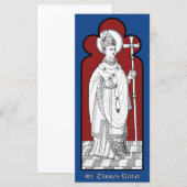 Hl. Thomas Becket mit einem Schwert (M 033) (Vorne/Hinten)