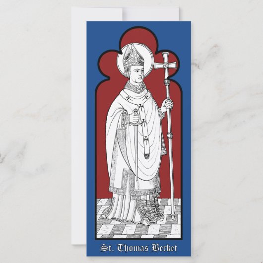 Hl. Thomas Becket mit einem Schwert (M 033) (Vorderseite)