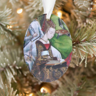 Hl. Ursula beim Lesen (Detail; M 070) Ornament