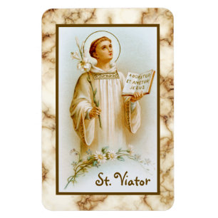 Hl. Viator von Lyon der Katechet (BF 02) Magnet