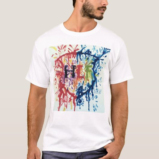 HLF machten Farben-T-Shirt nass T-Shirt (Vorderseite)