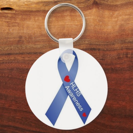 HLHS-Bewusstsein Schlüsselanhänger (Vorderseite)
