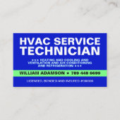 HLK-Service-Techniker-Stelle Visitenkarte (Vorderseite)