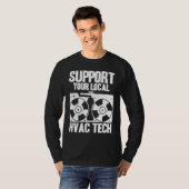 HLK-Techniker HLK-Technik-Support Ihr lokaler HLK- T-Shirt (Vorne ganz)