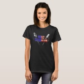 HLK-Techniker USA-Flagge HLK-Tech 2 T-Shirt (Vorne ganz)