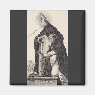 Hll. Albertus Magnus und Thomas von Aquin Fine Art Magnet