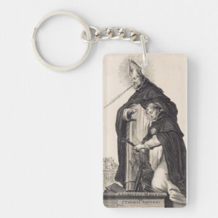 Hll. Albertus Magnus und Thomas von Aquin Fine Art Schlüsselanhänger