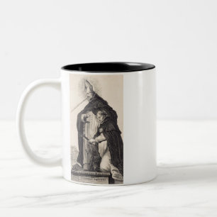 Hll. Albertus Magnus und Thomas von Aquin Fine Art Zweifarbige Tasse