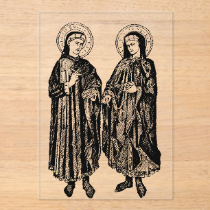 Hll. Kosmas und Damian Schutzpatrone des Gesundhei Acryleinladungen