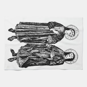 Hll. Kosmas und Damian Schutzpatrone des Gesundhei Geschirrtuch