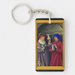 Hll. Kosmas und Damian Schutzpatrone des Gesundhei Schlüsselanhänger