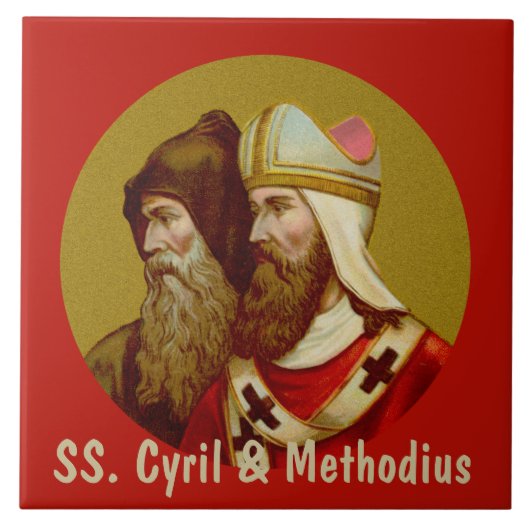 Hll. Kyrill & Method (M 001) Fliese (Vorderseite)