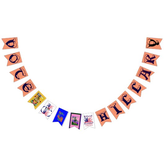 Hllary USA für den Präsidenten: Wir sind gemeinsam Wimpelkette (Alle)