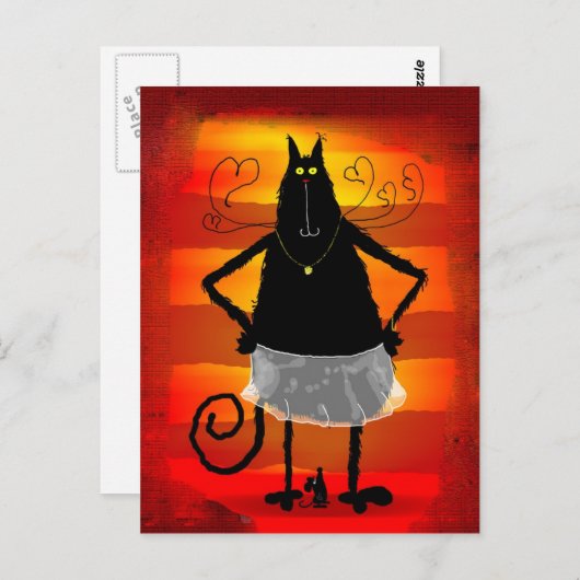 Hlz_look Postkarte (Vorne/Hinten)