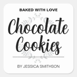 HM001_09sq anpassen Quadratischer Aufkleber