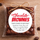 HM001_25rdv2 für die Eigenmarke anpassen Runder Aufkleber