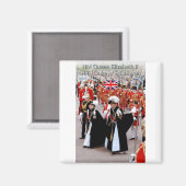 HM Die Königin und der HRH Prinz Philip Magnet (Vorderseite/Rückseite)