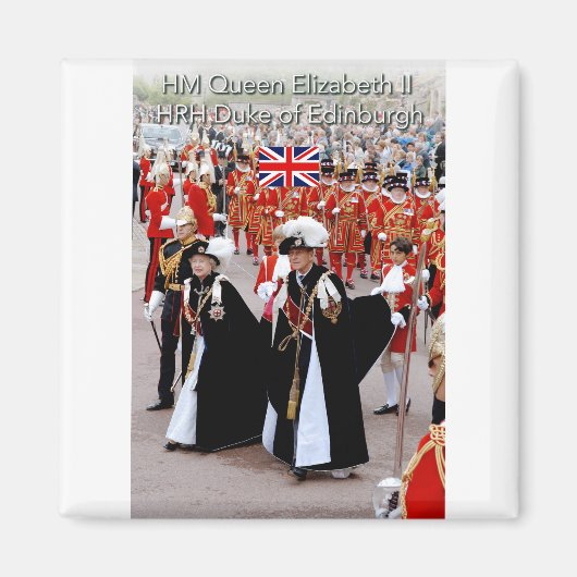 HM Die Königin und der HRH Prinz Philip Magnet (Vorne)