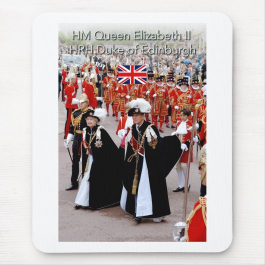 HM Die Königin und der HRH Prinz Philip Mousepad (Vorne)