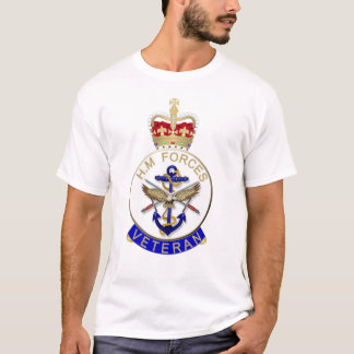 HM FORCES VETERAN ABZEICHEN. BRITISH VETERAN. T-Shirt