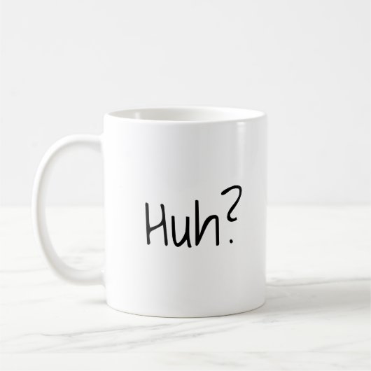 Hm? Funny Coffee Tasse (Links)