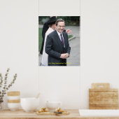 HM König Konstantine II. von Griechenland Poster (Küche)