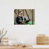 HM König Konstantine II. von Griechenland Poster (Küche)