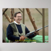 HM König Konstantine II. von Griechenland Poster (Vorne)