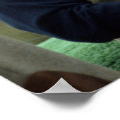 HM König Konstantine II. von Griechenland Poster (Ecke)