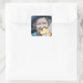 HM Königin Elisabeth, Die Königin Mutter 1984 Quadratischer Aufkleber (Tasche)