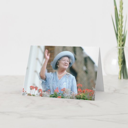 HM Königin Elisabeth, Die Königin Mutter 1985 Karte (Vorderseite)