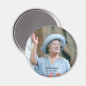 HM Königin Elisabeth, Die Königin Mutter 1985 Magnet (Vorderseite/Rückseite)