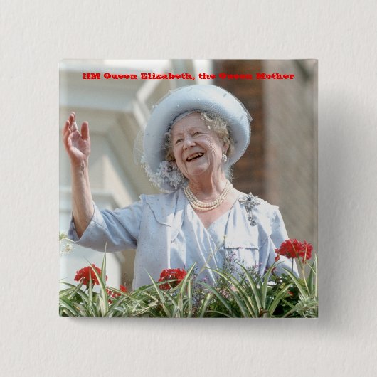 HM Königin Elisabeth, Königin Mutter 1990 Button (Vorderseite)