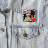 HM Königin Elizabeth-Duke von Edinburgh Button (Beispiel)