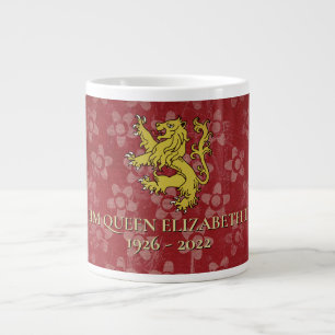 HM Königin Elizabeth II 1926-2022 Jumbo-Tasse