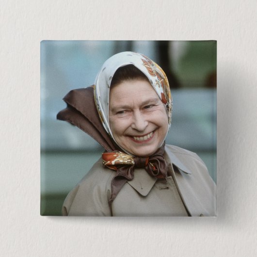 HM Königin Elizabeth II-Windsor 1983 Button (Vorderseite)