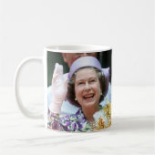 HM Königin Elizabeth II-Windsor 1983 Kaffeetasse (Links)