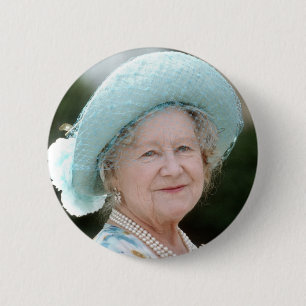 HM Königin Elizabeth, The Queen Mother Berlin 1987 Button