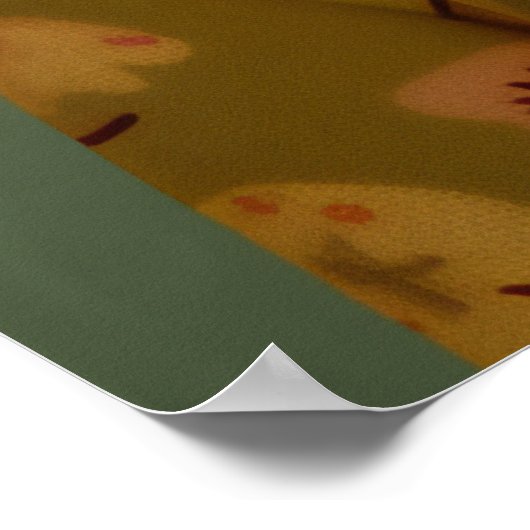 Hm? Oma Portrait Poster (Ecke)