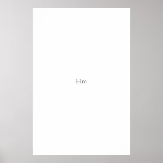 Hm Poster (Vorne)