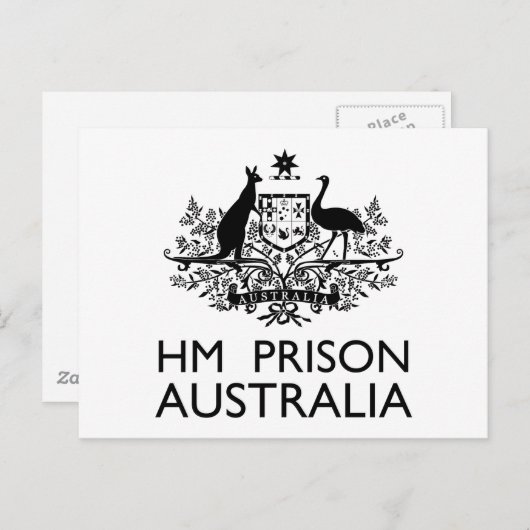 HM Prison Australia Postkarte (Vorne/Hinten)