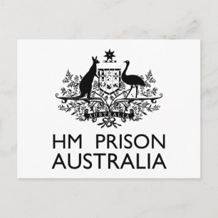 HM Prison Australia Postkarte