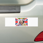 HM Queen Elizabeth II Autoaufkleber (Auf Auto)