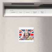 HM Queen Elizabeth II Diamond Jubilee Magnet (In Situ (Geschirrspüler))