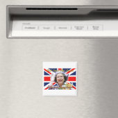 HM Queen Elizabeth II Diamond Jubilee Magnet (In Situ (Geschirrspüler))