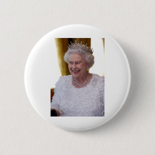 HM Queen Elizabeth II Dublin Button