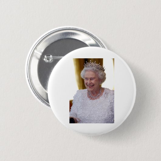 HM Queen Elizabeth II Dublin Button (Vorne & Hinten)